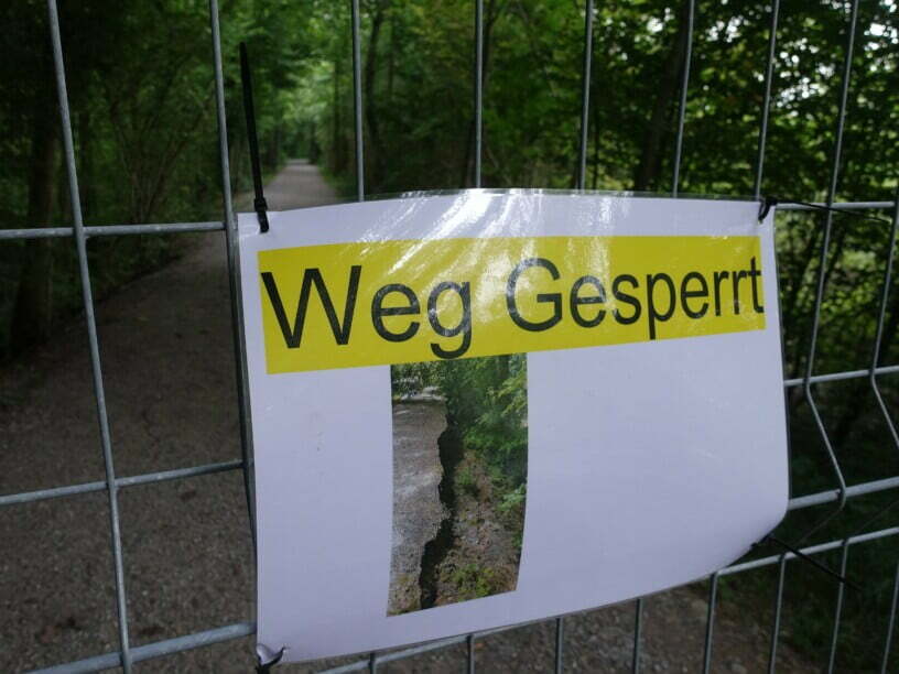 Fundstück Muri Dammweg Hochwasser