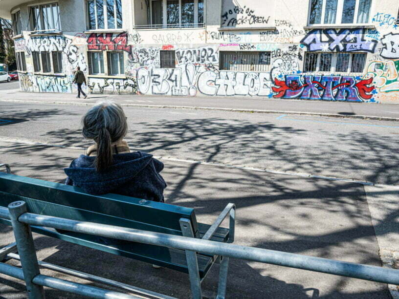 Foto Bänkli Hallerstrasse Anna Stüssi