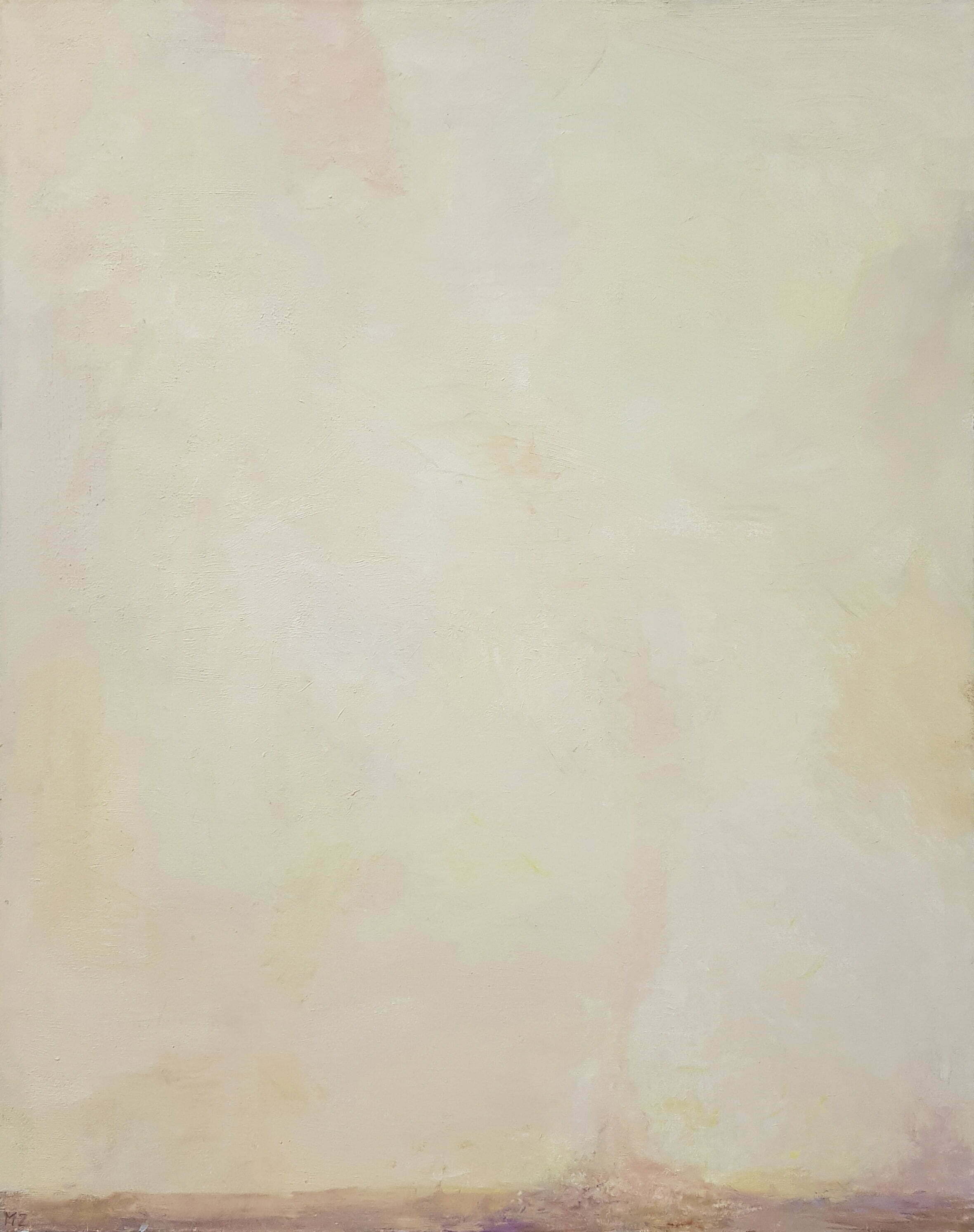 Martin Ziegelmüller, Fukushima verstrahlt, Öl auf Leinwand, 140 x 110 cm