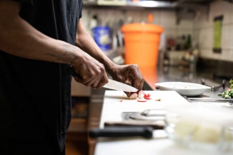 In der Küche der Brasserie Lorraine